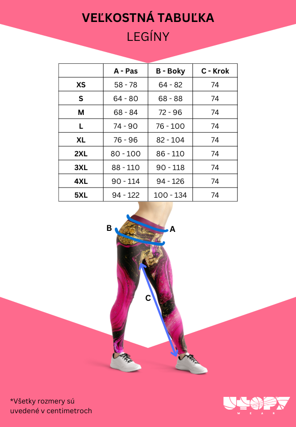 Tabulka velikosti_leginy utopy_sk